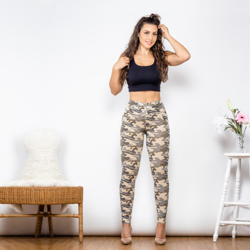 Melody High Waist Light Camo - Image 3