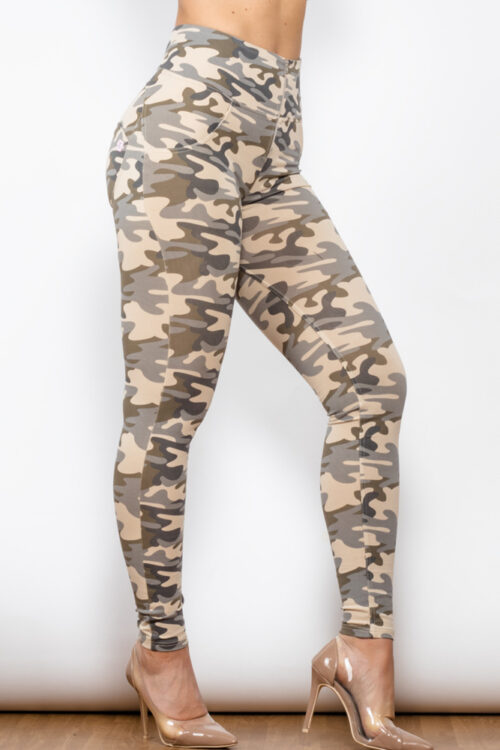 Melody High Waist Light Camo